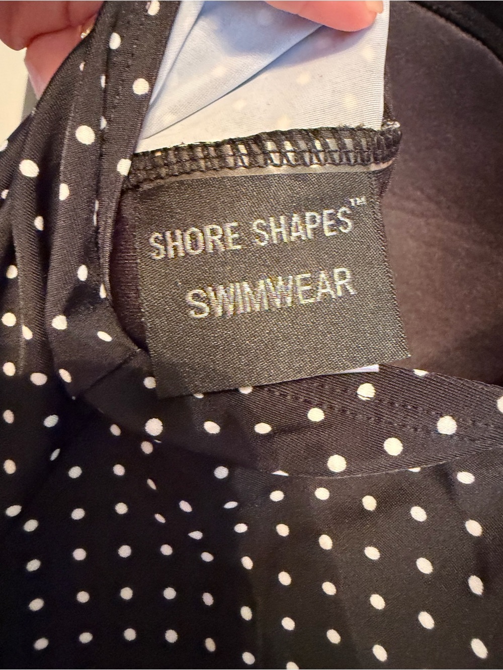 Shore Shapes Black Polka Dot Sweetheart Swimdress - Picture 5 of 10